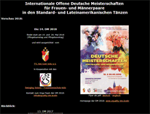 Tablet Screenshot of dm-equalitydancing.de